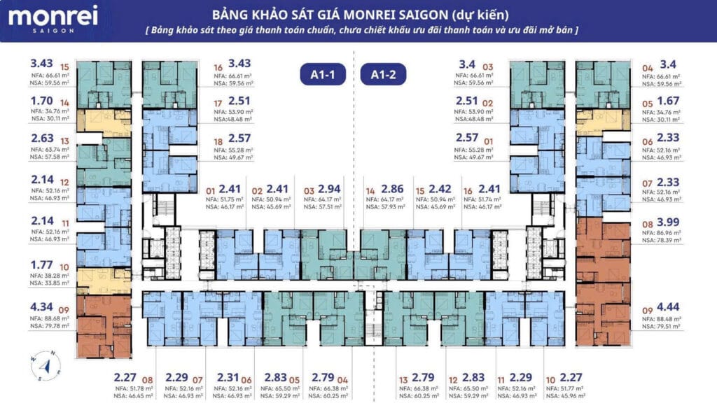 gia-ban-monrei-saigon-lich-thanh-toan